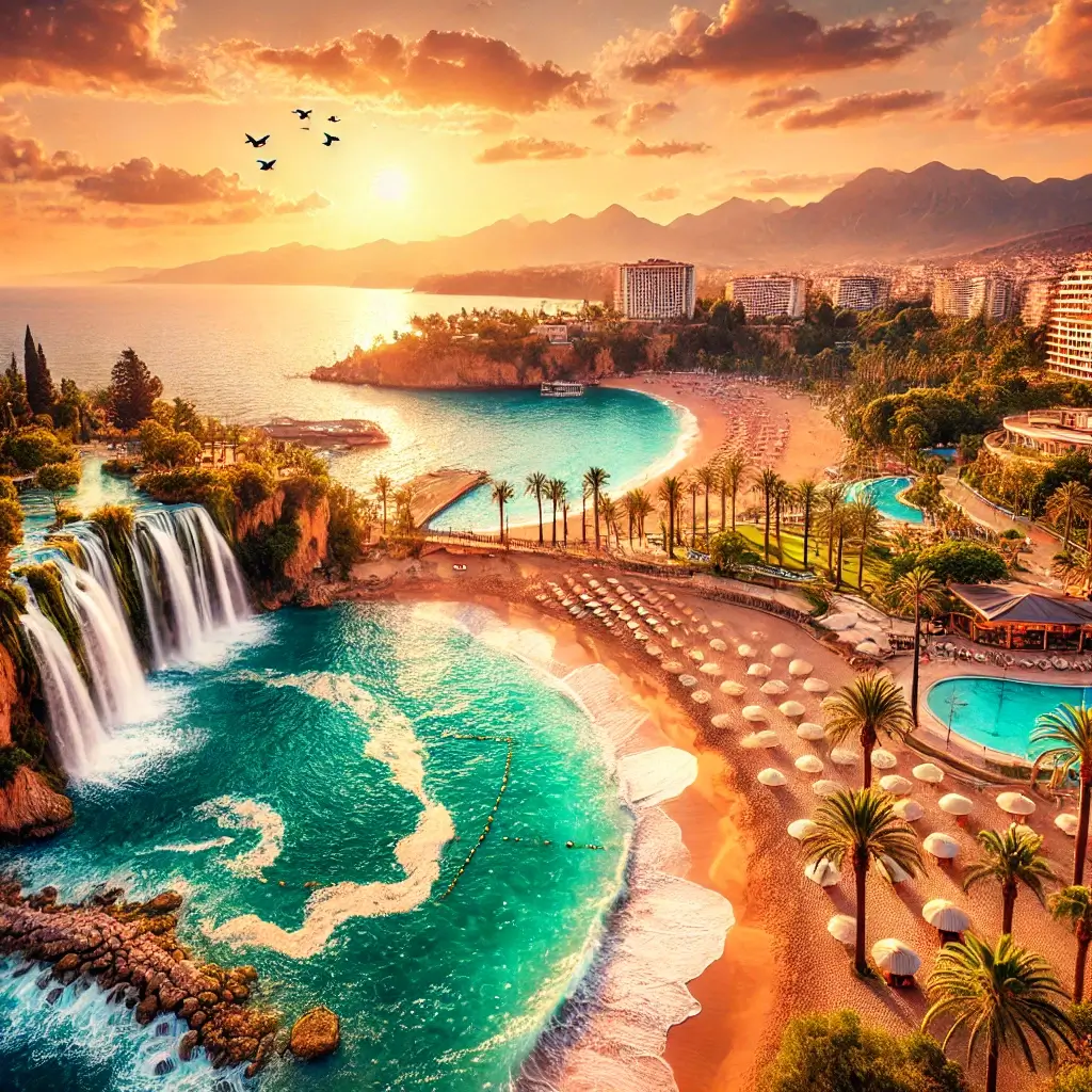 عکس شهر آنتالیا به صورت انیمیشنی