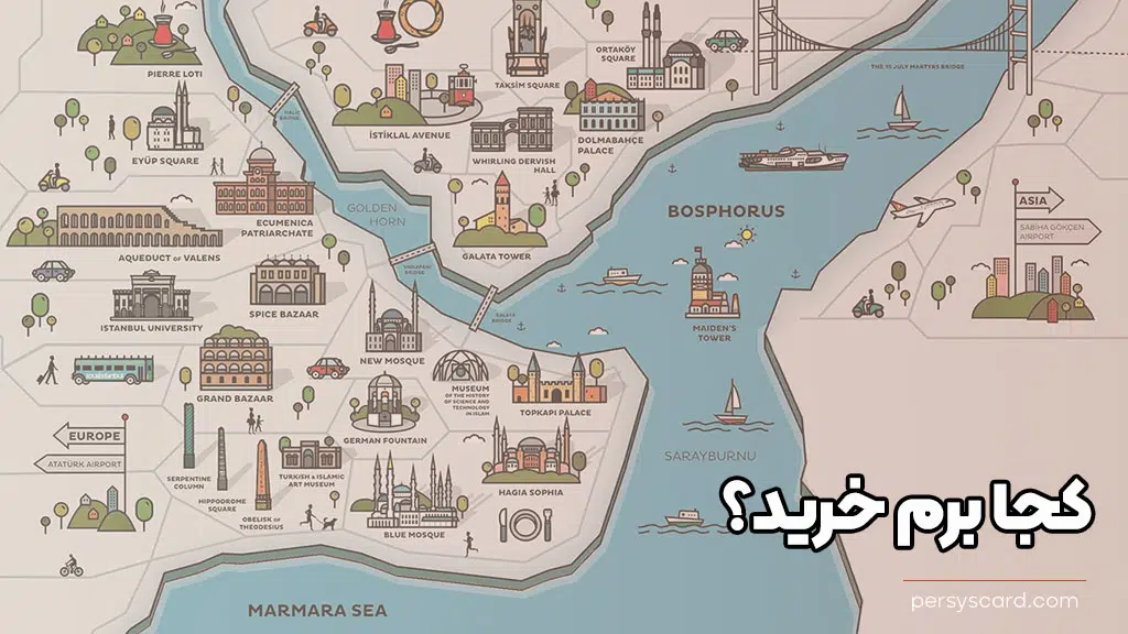 نقشه برترین اوت لت های ترکیه